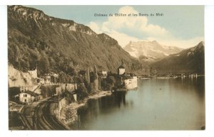 Switzerland - Veytaux. Chateau de Chillon on Lake Geneva