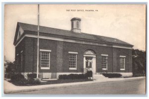 Palmyra Pennsylvania PA Postcard The Post Office Exterior Roadside Scene c1920