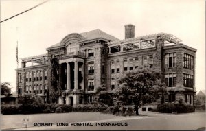 RPPC Robert Long Hospital, Indianapolis IN Vintage Postcard T45