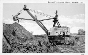 Boonville Indiana Tecumseh's Stripping Shovel Vintage Postcard AA74816