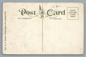 CAMDEN NJ VICTOR OFFICE BUILDING ANTIQUE POSTCARD