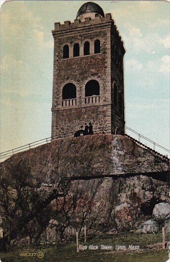 Massachusetts Lynn High Rock Tower 1909