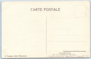 c1910s Gemmi Pass Switzerland Explorer Collotype Varonier Hotel Wildstrubel A207