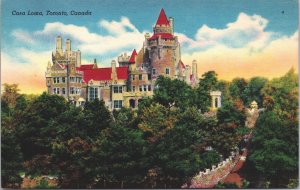 Canada Casa Loma Toronto Canada Vintage Postcard 03.81