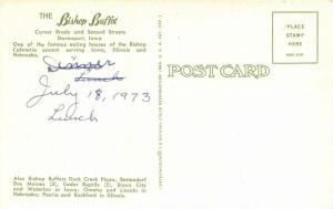 Davenport Iowa 1960-70s Postcard The Bishop Buffet Cafeteria