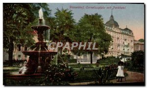 Postcard Old Dusseldorf Corneliusplatz Mit Parkhotel