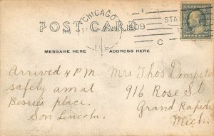 LP33 Grayslake Illinois Postcard School