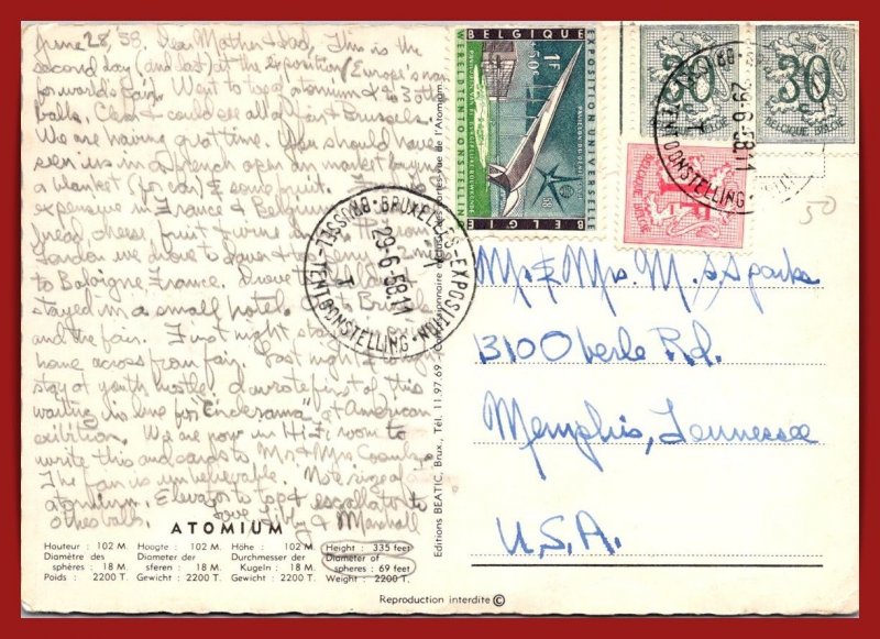 Belgium, Brussels - Atomium  - [FG-601X]