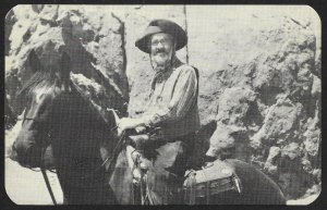 Gabby Hayes Riding A Horse Unused c1940s