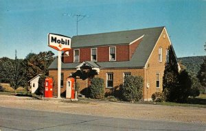 SAM'S PLACE RESTAURANT MOBIL GAS STATION NEAR RED HOUSE MARYLAND POSTCARD 