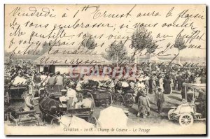 Old Postcard Horse Riding Equestrian Cavaillon Racetrack Le weighing TOP