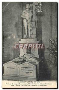 Old Postcard St Florent the Old Tomb of Jacques Cathelineau Generalissime of ...