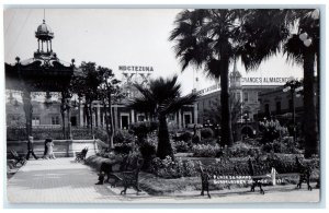 c1930's Plaza De Armas Guadalajara Jalisco Mexico RPPC Photo Postcard