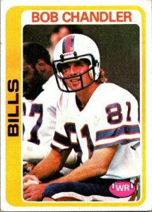 1978 Topps Football Card Bob Chandler Buffalo Bills sk7074