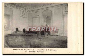 Postcard Old National Assembly M Cabinet the President of the National Assembly