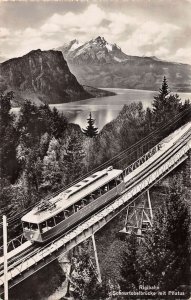 Switzerland Rigibahn Railway Real Photo Vintage Postcard AA41922