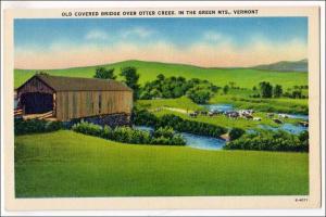 Old Covered Bridge, Otter Creek, Green Mts VT