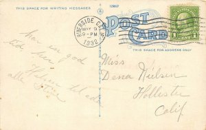 Riverside California 1932 Postcard Municiapal Auditorium