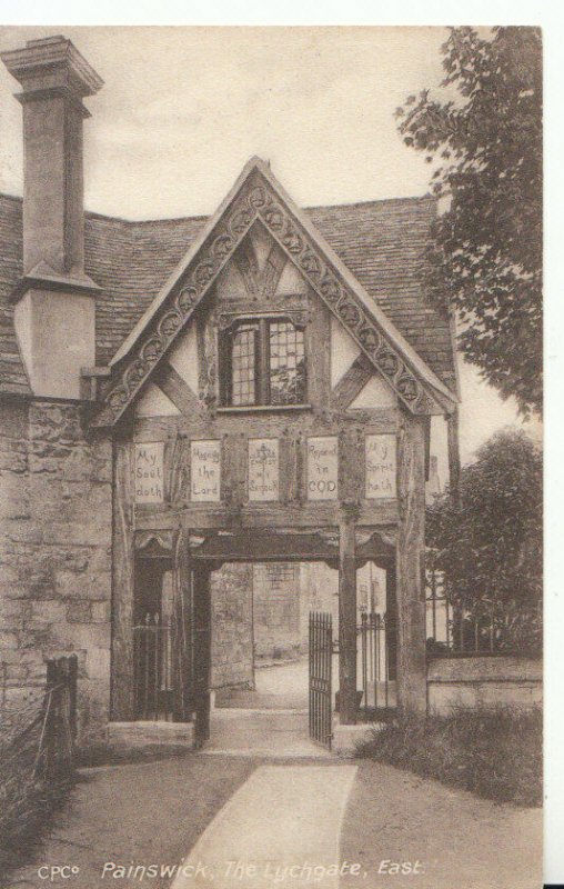 Gloucestershire Postcard - Painswick - The Lychgate - East - Ref 19295A