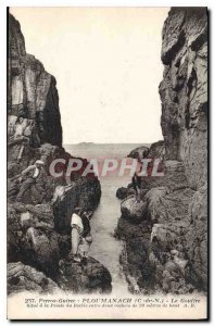 Old Postcard Perros Guirec Ploumanach C N Chasm located at the tip of the dev...