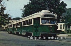 MBTA Trolleys Newton, Massachusetts, USA Unused 