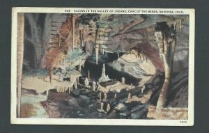 1937 Post Card Manitou CO Alcove In The Valley Of Dreams Cave Of The Winds