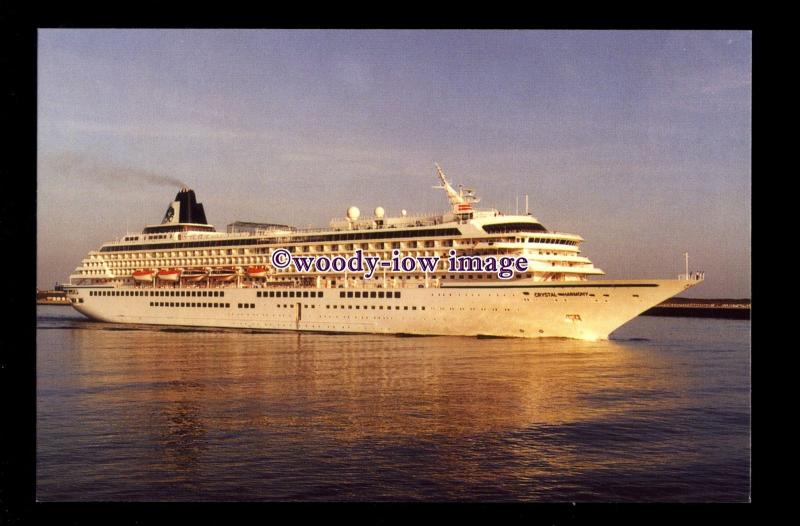 SIM0357 - Crystal Cruises Liner - Crystal Harmony , built 1990 - postcard 