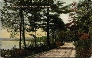 Policy Road Canobie Lake Park NH c1912 Cancel Postcard F31