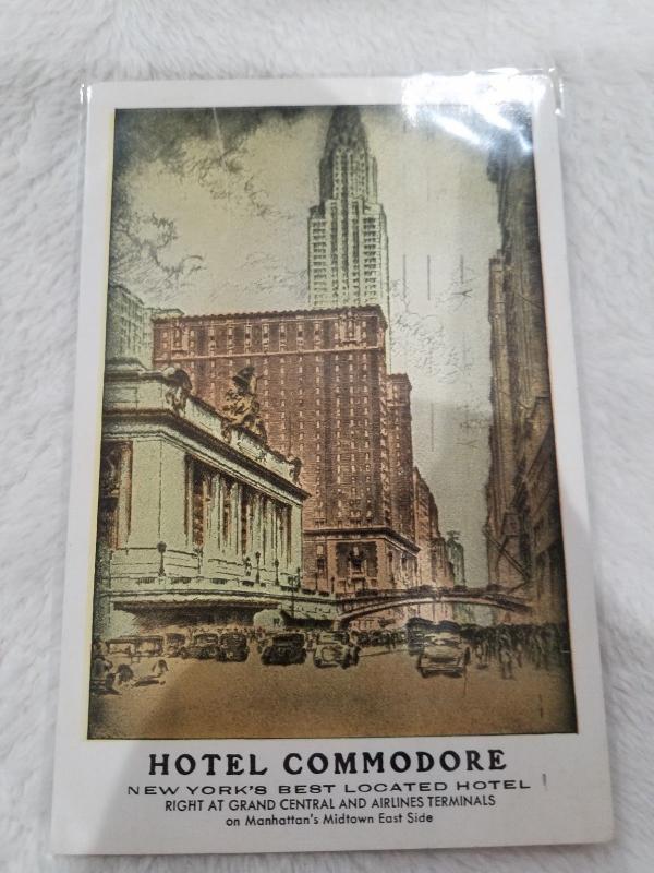 Antique Postcard, Hotel Commodore