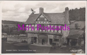 Shropshire Postcard - Stokesay Castle, The Gatehouse, West View  RS38661