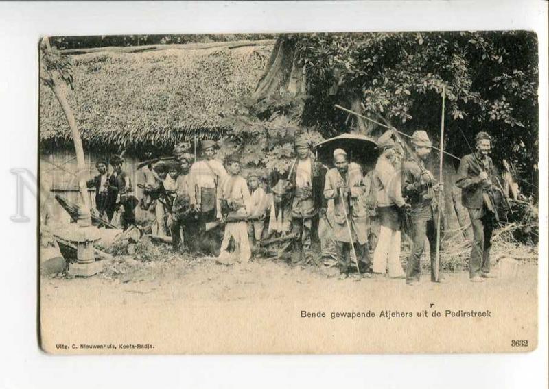 271039 INDONESIA HOLLAND INDIA Muslim armed militia Vintage PC