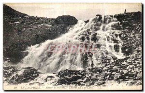 Old Postcard The Dauphine Massif I Osisans Cascade Sept Laux