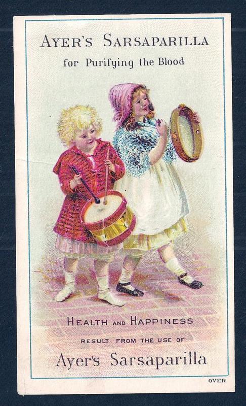 VICTORIAN TRADE CARD Ayer's Sarsaparilla