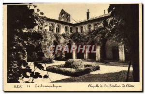Old Postcard Les Arcs sur Argens Chapel of St Roseline The cloister