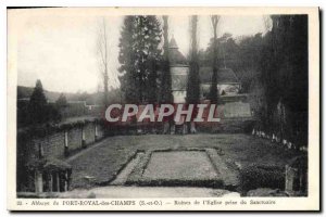 Postcard Abbey of Port Royal des Champs S and O Church Ruins taken Sanctuary