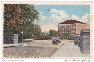 Ohio Cincinnati East Boulevard Showing Normal School 1917