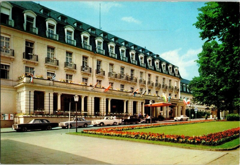 Bad Pyrmont Kurhotel Garden Flower Hotel Werner Mempel Verlag Foreign Postcard 