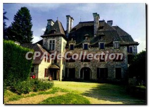 Postcard Modern Altillac Beaulieu Le Chateau Du Doux