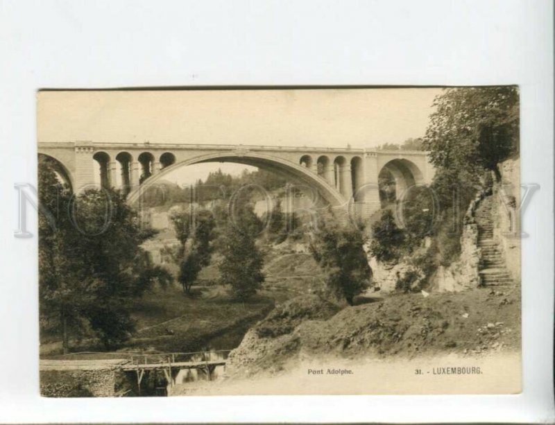 3172941 Luxembourg Pont Adolphe Vintage postcard