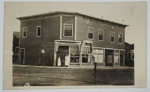 Los Angeles California RPPC Grocery & Meat Market Fuchs Photo 1909 Postcard W7