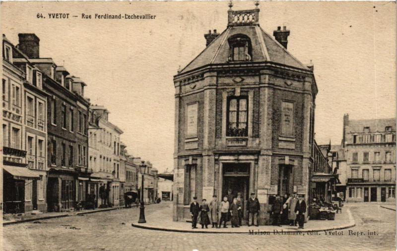 CPA YVETOT-Rue Ferdinand-Lechevallier (349259)