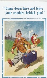 Come down here and leave your... New Donald McGill Comics Series PC # 2208