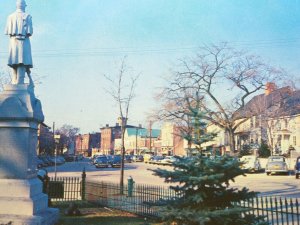 Main Street Sag Harbor Long Island New York Vintage Postcard 1960s
