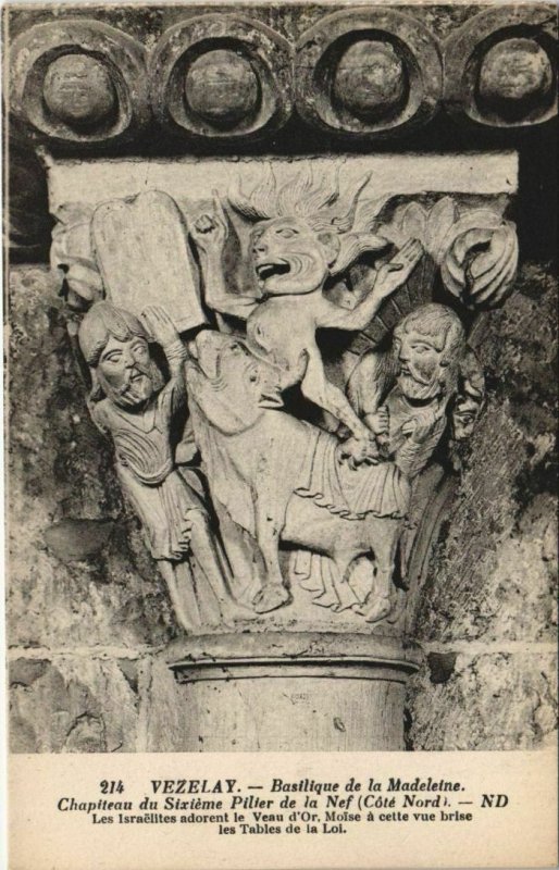 CPA VEZELAY Basilique de la Madeleine - Chapitewau du Sixieme Pilier (1198594)