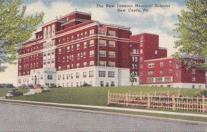 Postcard New Jameson Memorial Hospital New Castle PA