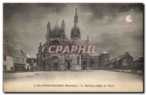 Postcard Old Ste Anne D & # 39Auray The Basillique