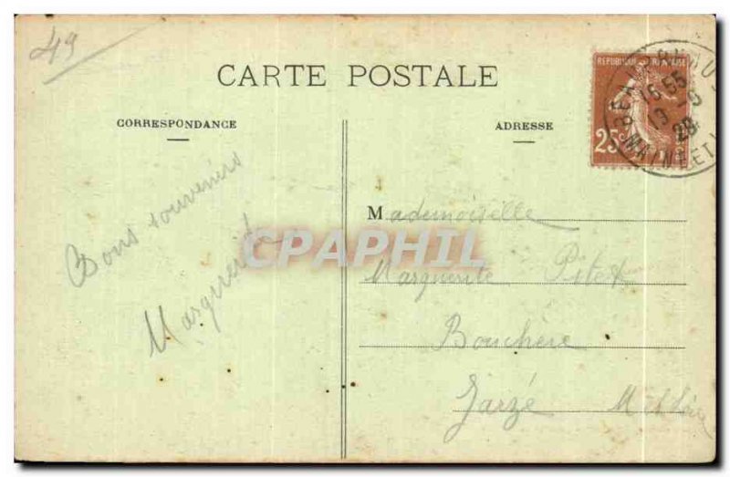 Old Postcard Beaupreau Chateau Porte d'entree