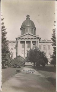 Salem Oregon OR State House Front Entrance 1900s-20s Real Photo Vintage Postcard