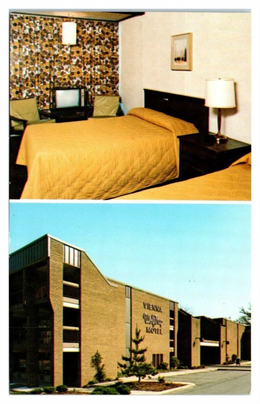 Vienna Wolf Trap Motel Interior/Exterior, Vienna, VA Postcard *6L(2)21