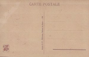 HR-01 - Semi-Nude Risque French Sepia Pictiure Postcard.